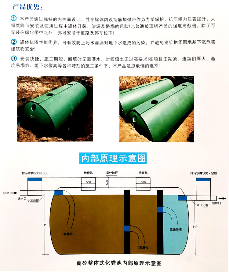 贺兰玻璃钢化粪池